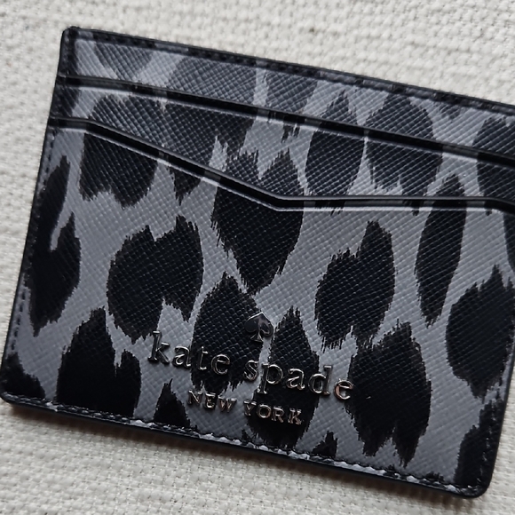 kate spade Leopard Print Card Holder - Picture 3 of 12